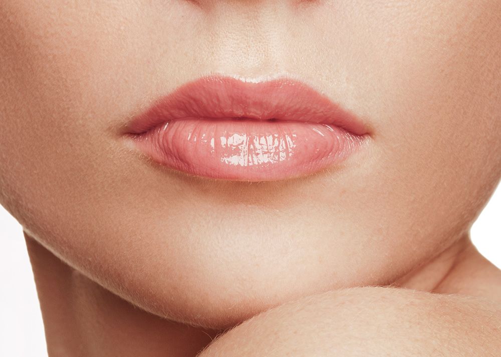 Close up photo of a woman's mouth